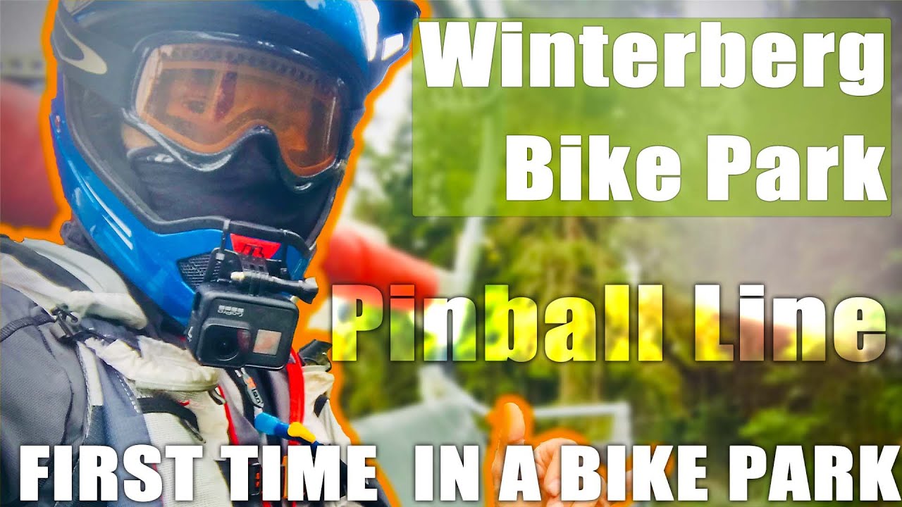 First time in a bike park. Pinball Line in Winterberg, Germany