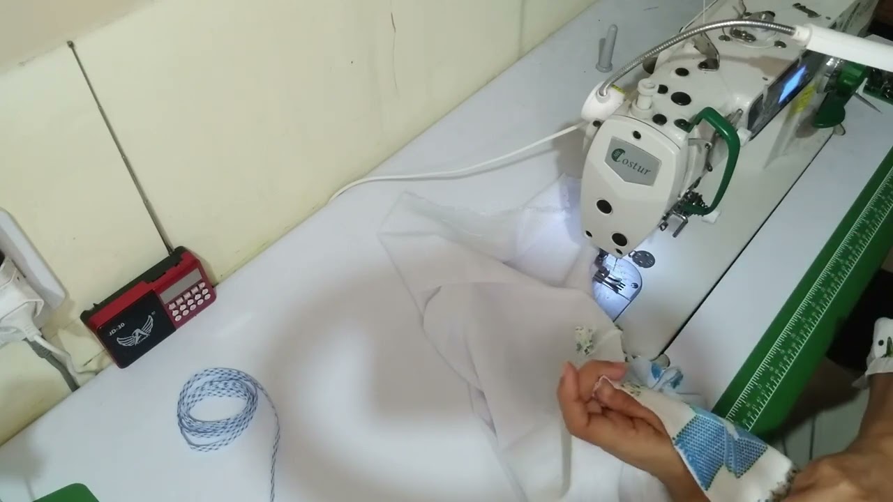 Costurando um Pano de Prato com Carinho