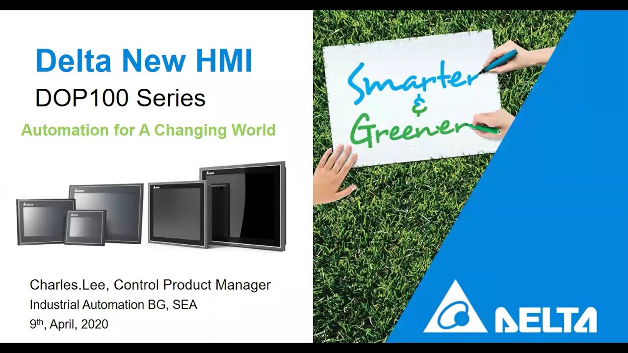 Delta New HMI DOP100 Series