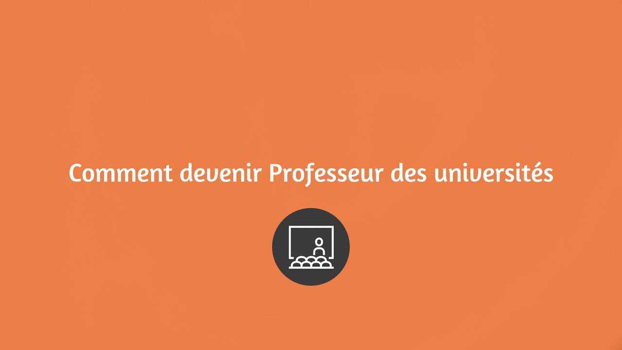 Devenir Professeur des Universités
