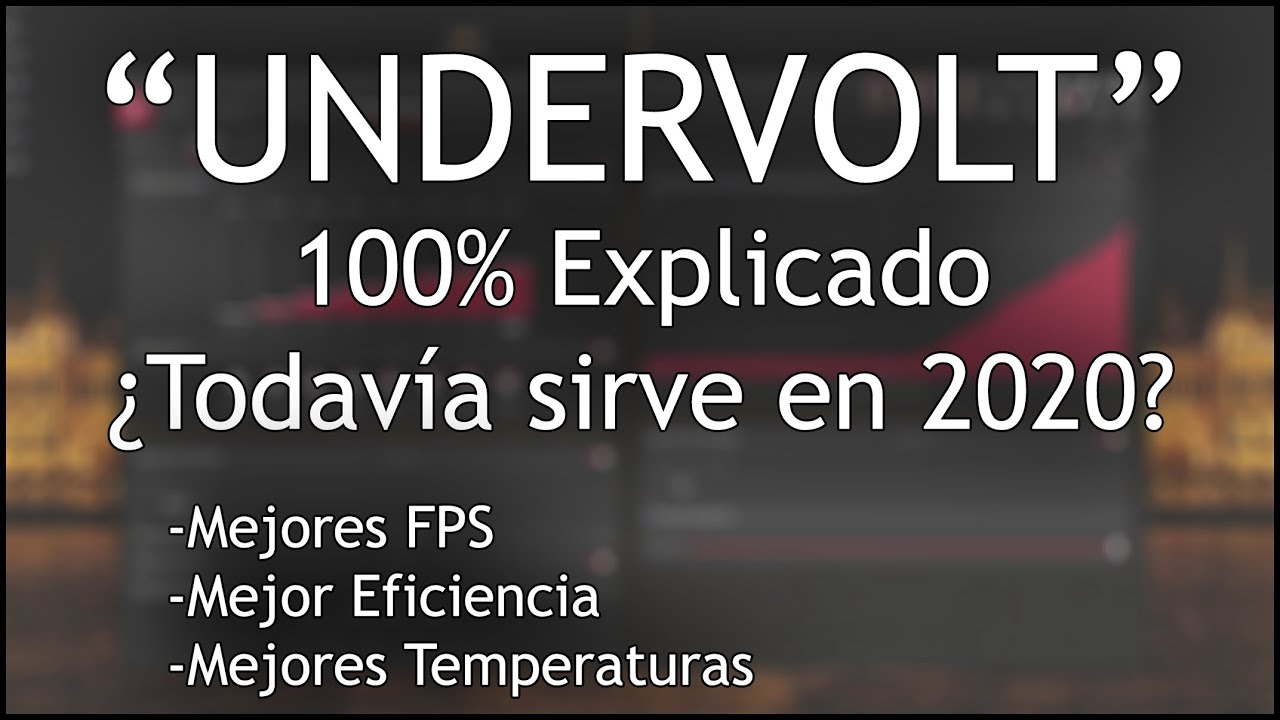 MÁS RENDIMIENTO GRATIS de tu GPU con UNDERVOLT: ¿Todavía vale la pena en 2020? | Guía ACTUALIZADA