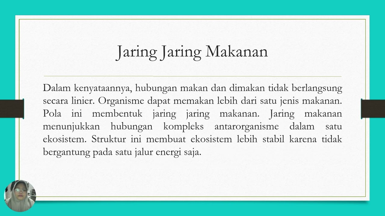 Ekosistem dan rantai makanan