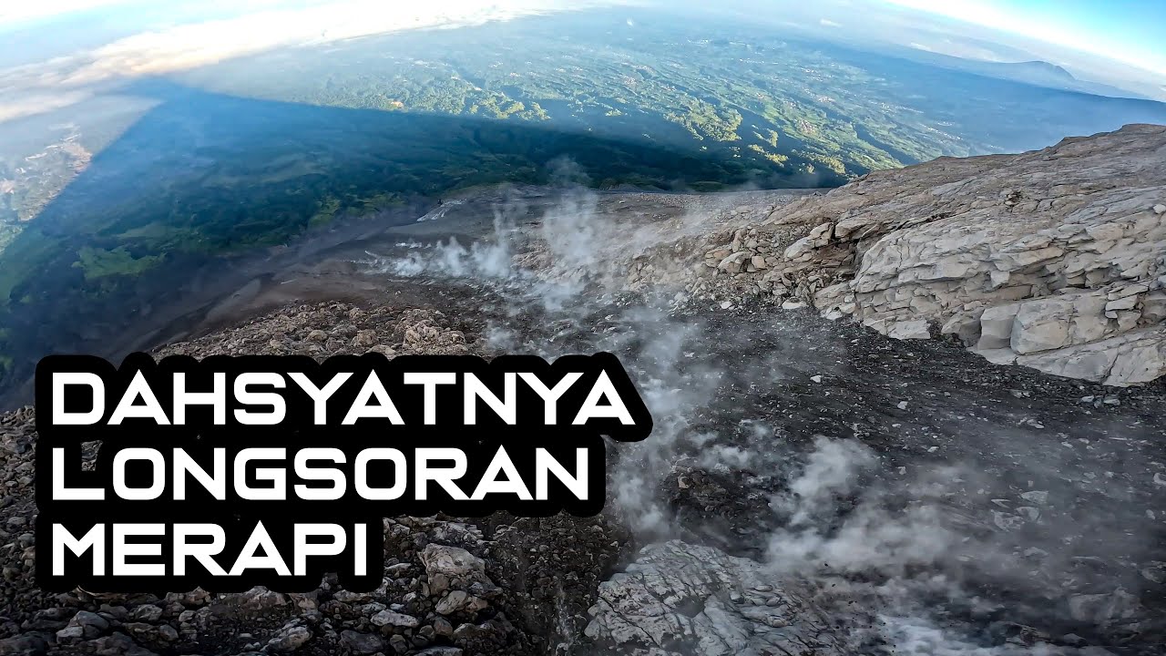 Tiba-Tiba Gugur! Kamera Drone Ungkap Kekuatan Kubah Lava Merapi