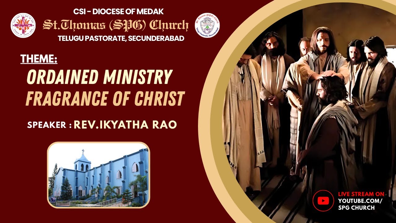 LIVE 🔴 (27-07-2025) ST Thomas (SPG) Church Telugu Pastorate Holy Communion Service