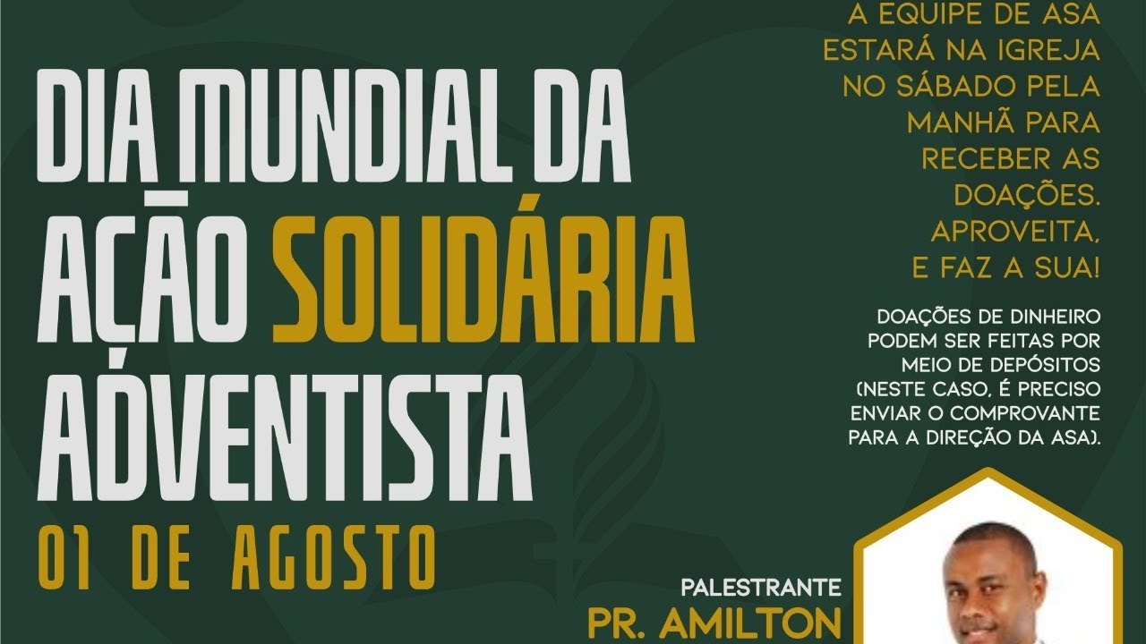Dia Mundial Da Ação Solidária Adventista (ASA)