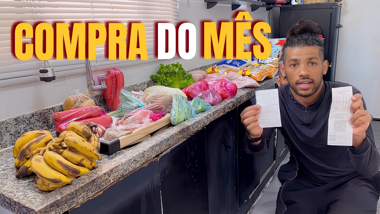 Gasto 200 reais por mês com minhas compras #98