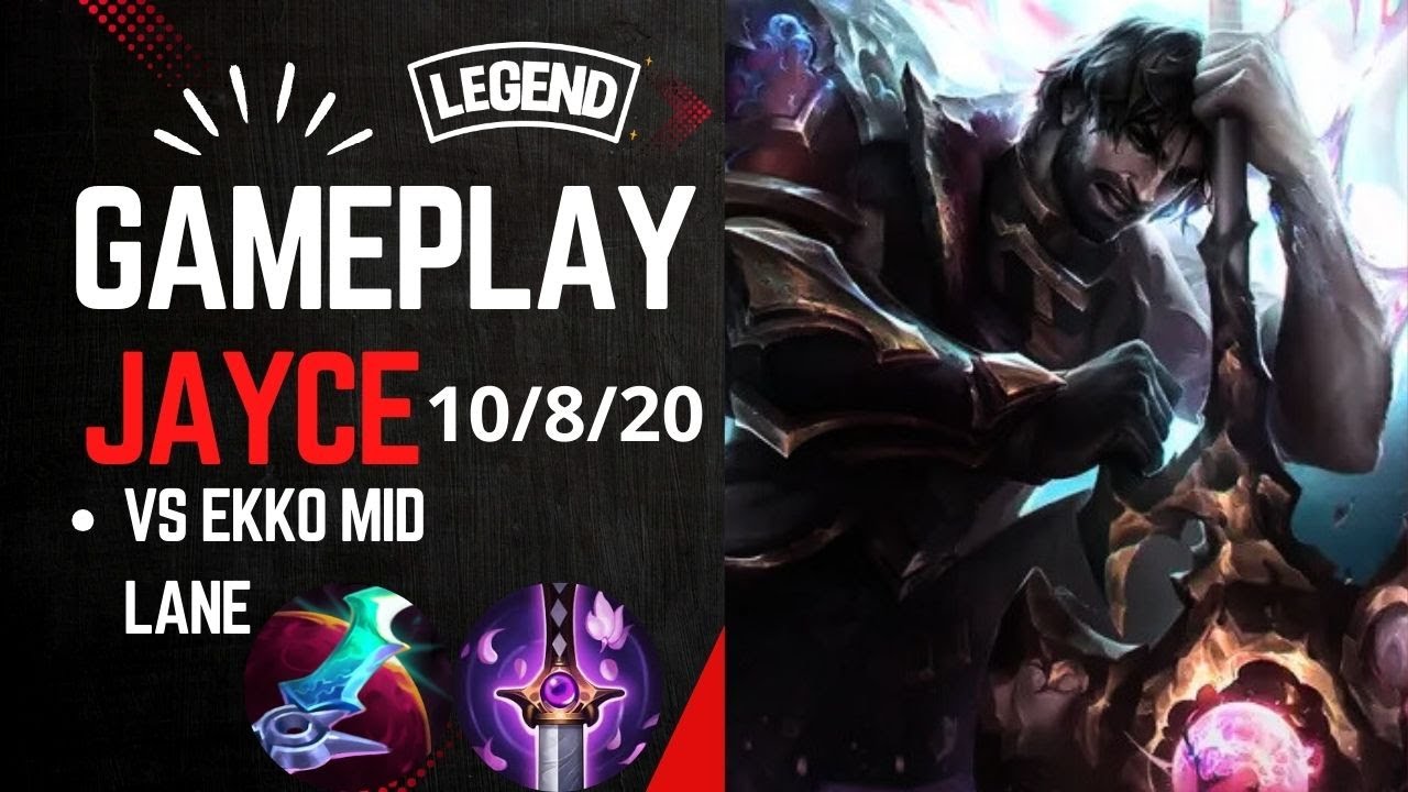 JAYCE VS EKKO MID 🔥 GAMEPLAY COMPLETA | 10/8/20 | LOL BR 2026
