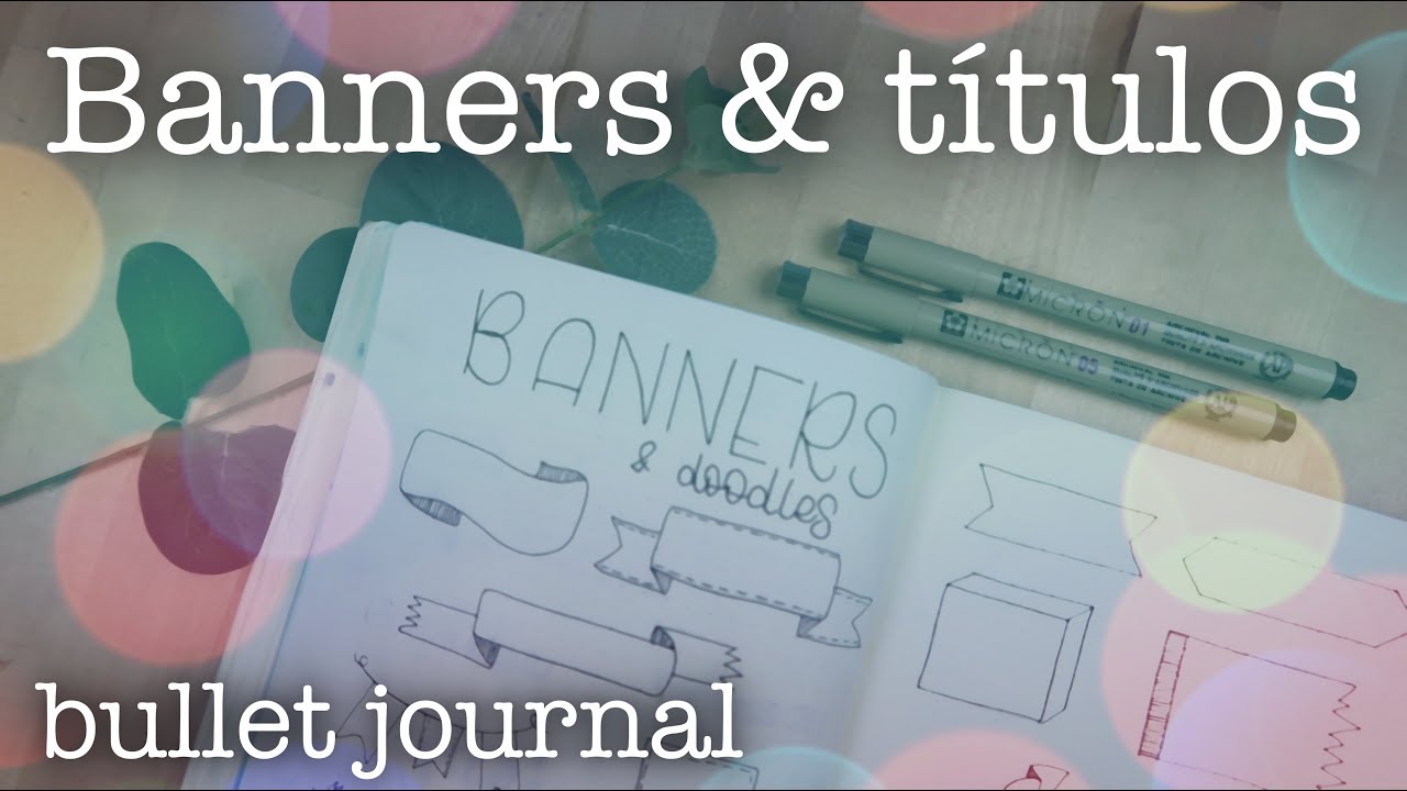 BANNERS Y TITULOS PARA BULLET JOURNAL
