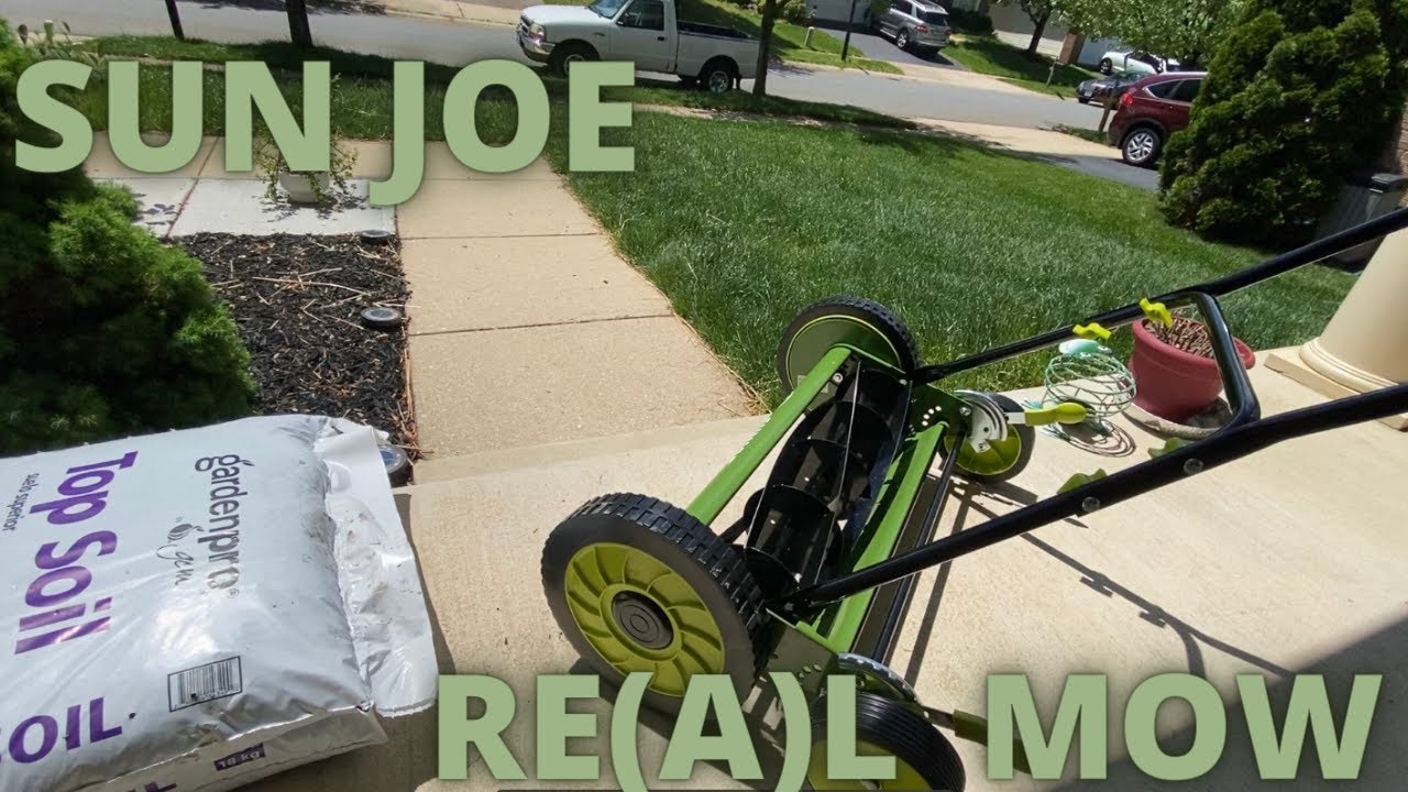 Sun Joe MJ502M 20-Inch Manual Reel Mower