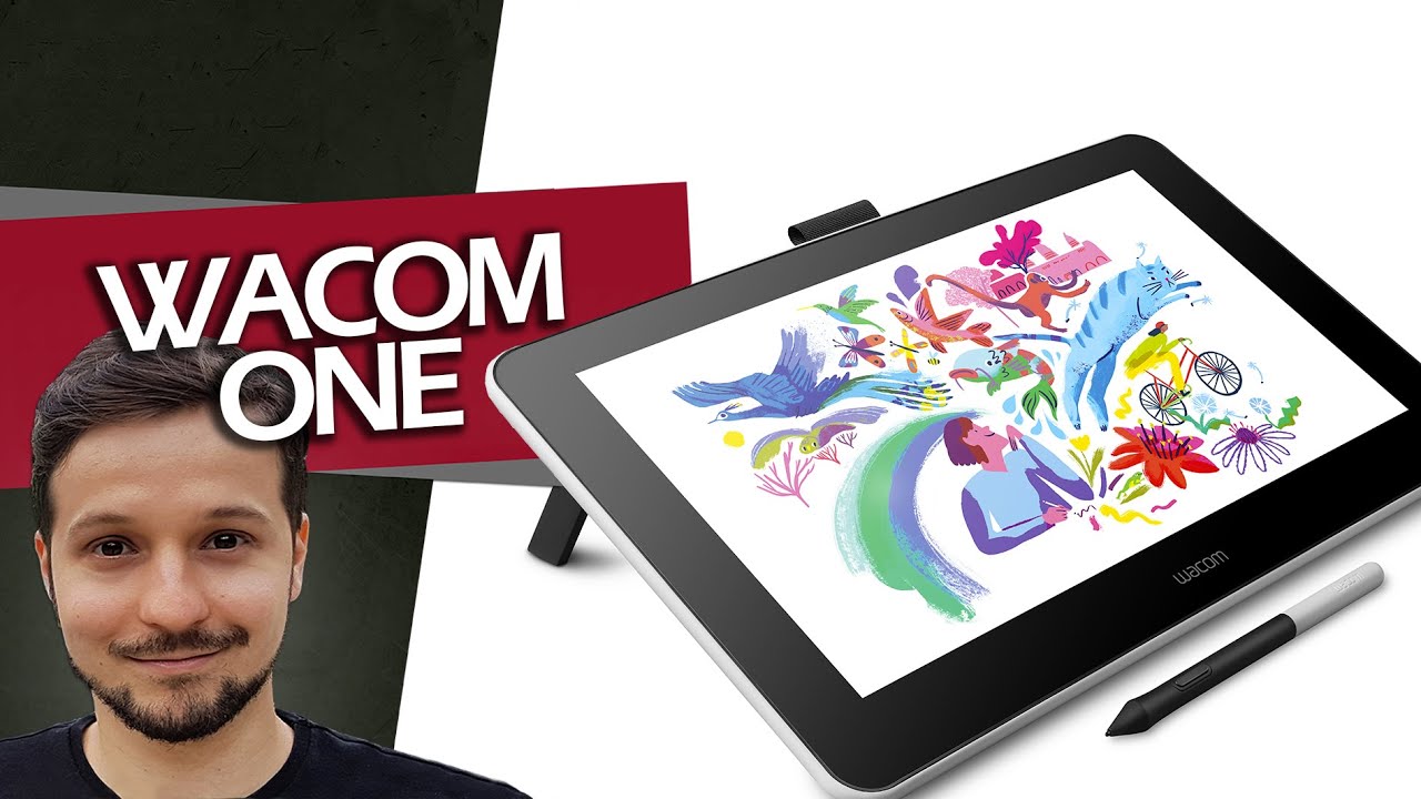 Wacom One - Monitor / Tavoletta Grafica per scrivere e disegnare con il PC