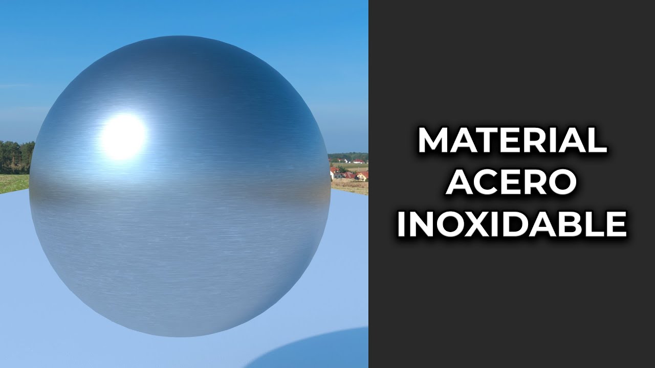 Cómo crear material de ACERO INOX en V-RAY