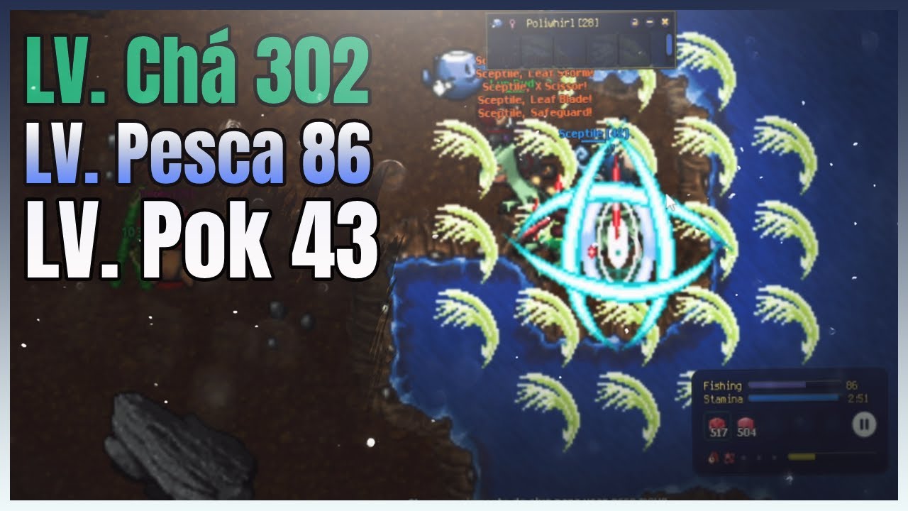 30 Minutos de Farm na Pesca - OtPokemon