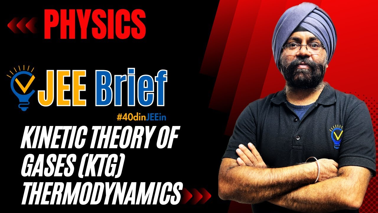 JEE Brief: Kinetic Theory of Gases &Thermodynamics |JEE | JEE ADVANCED Vora Classes #40dinJEEin