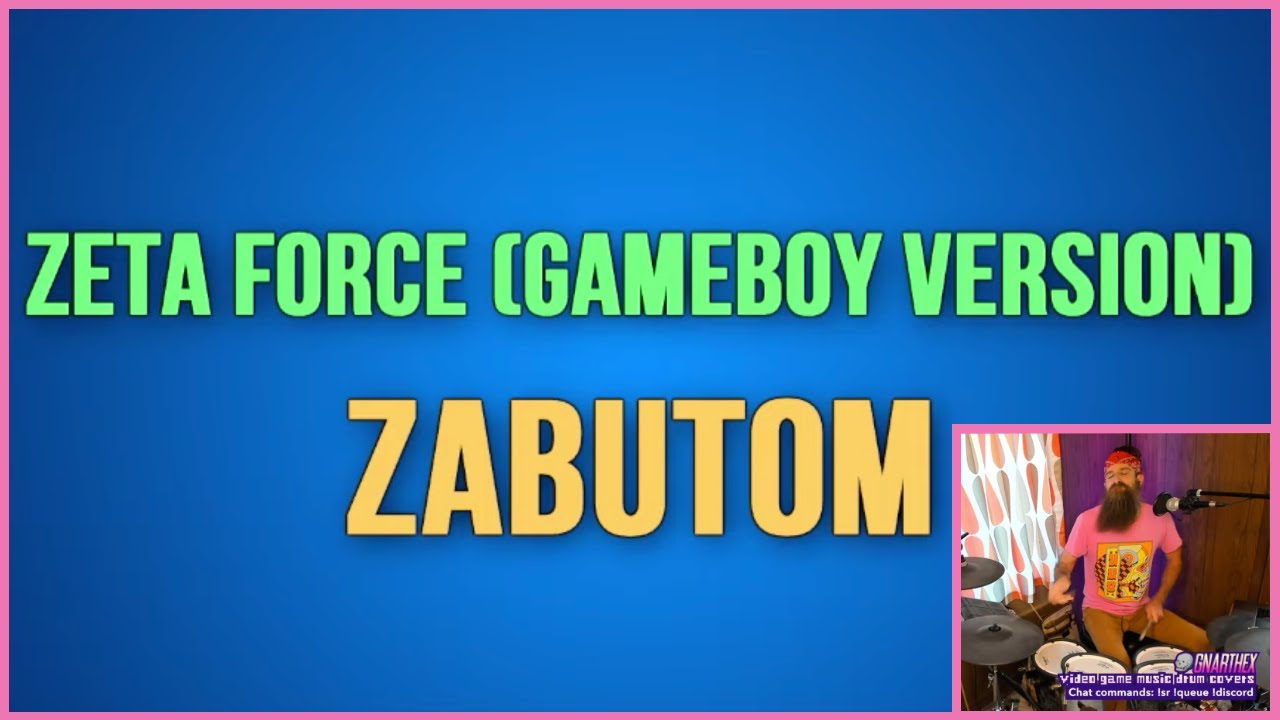 Zeta Force (Gameboy Version) by Zabutom : Drum Cover