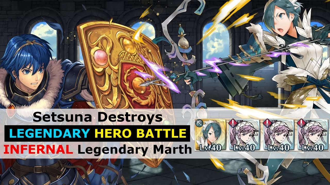 [FEH] Setsuna Destroys Legendary Marth LHB [INFERNAL Legendary Hero Battle]