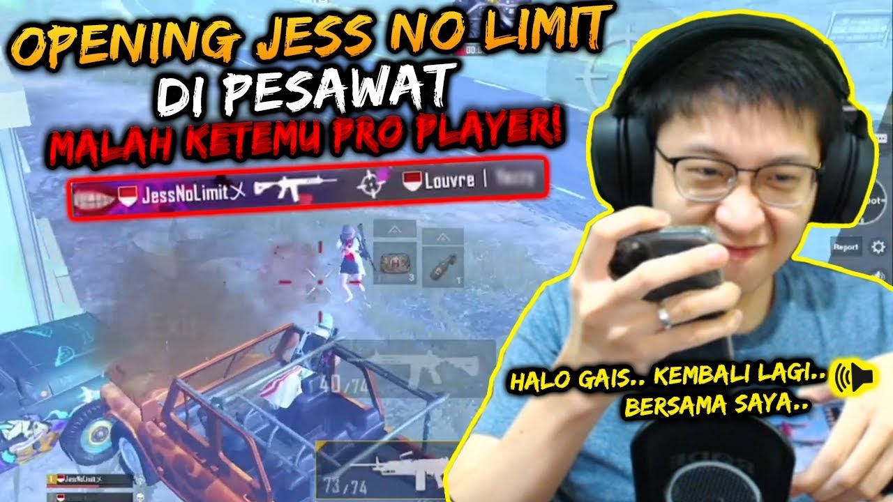 PAKE OPENING JESS NO LIMIT DIPESAWAT! MALAH KETEMU PRO PLAYER! | PUBG MOBILE