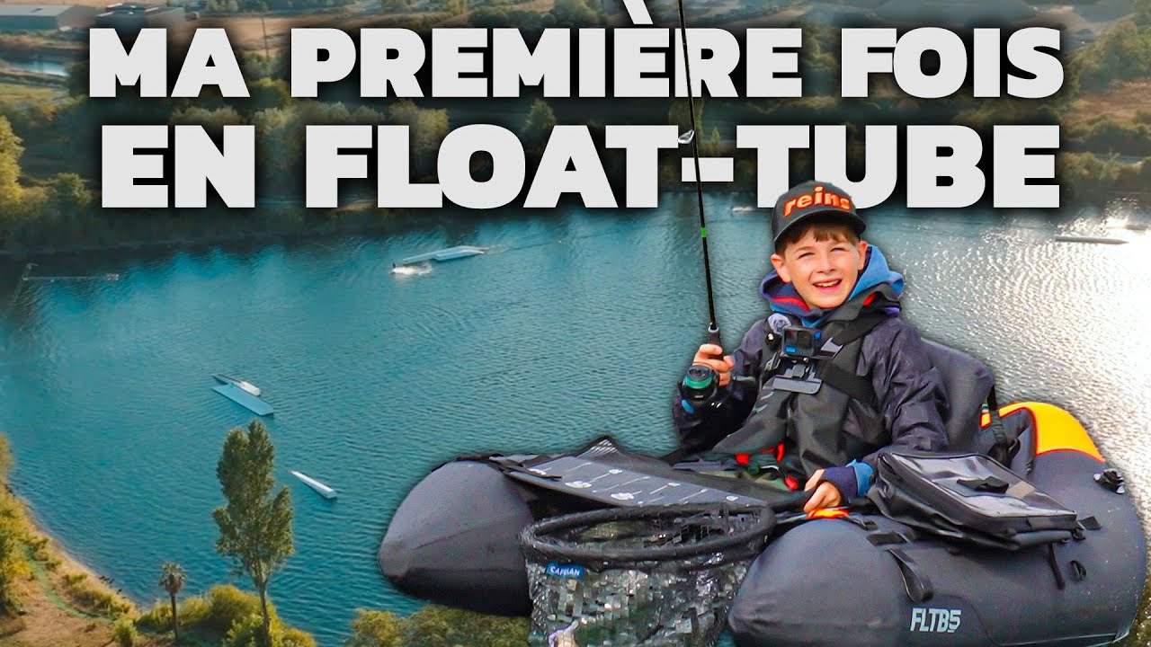 Je Pêche pour la Première Fois de ma Vie en Float-Tube, c'est trop bien !!!