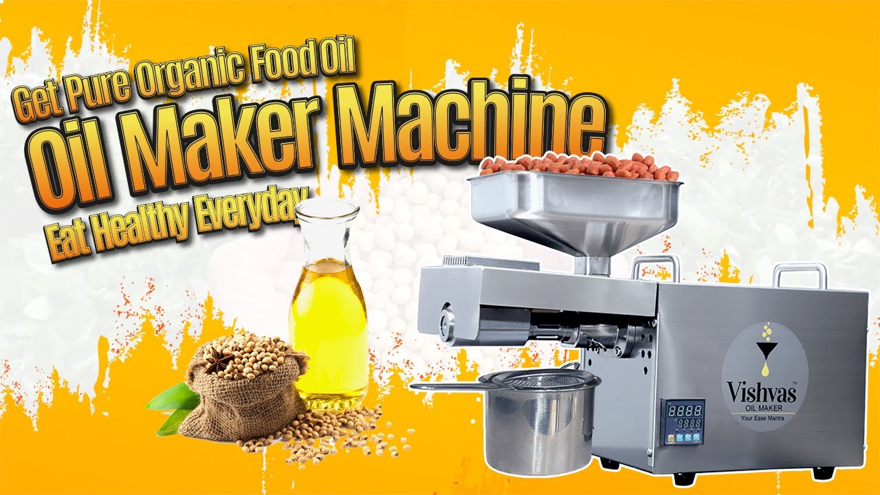 HOME USE OIL PRESS MACHINE VI-582TC | Vishvas Oil Maker Machine | Oil Making Machine | 7820078678.