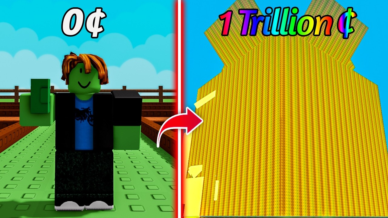 I Started With Only Cactus Seed To Become Trillionaire In Grow Garden
