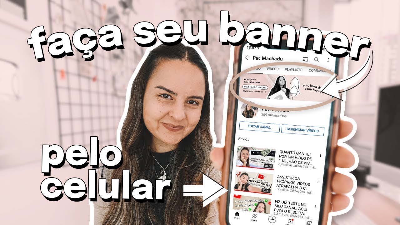 COMO CRIAR A CAPA DO SEU CANAL PELO CELULAR (Passo A Passo Simples Para Uma Capa Profissional)