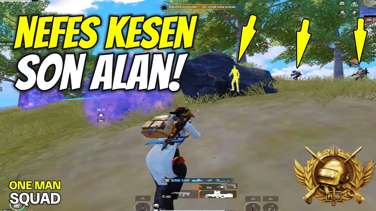 SON ALANDA YARGI DAĞITTIM ! BURAK GAME ONE MAN SQUAD PUBG MOBİLE