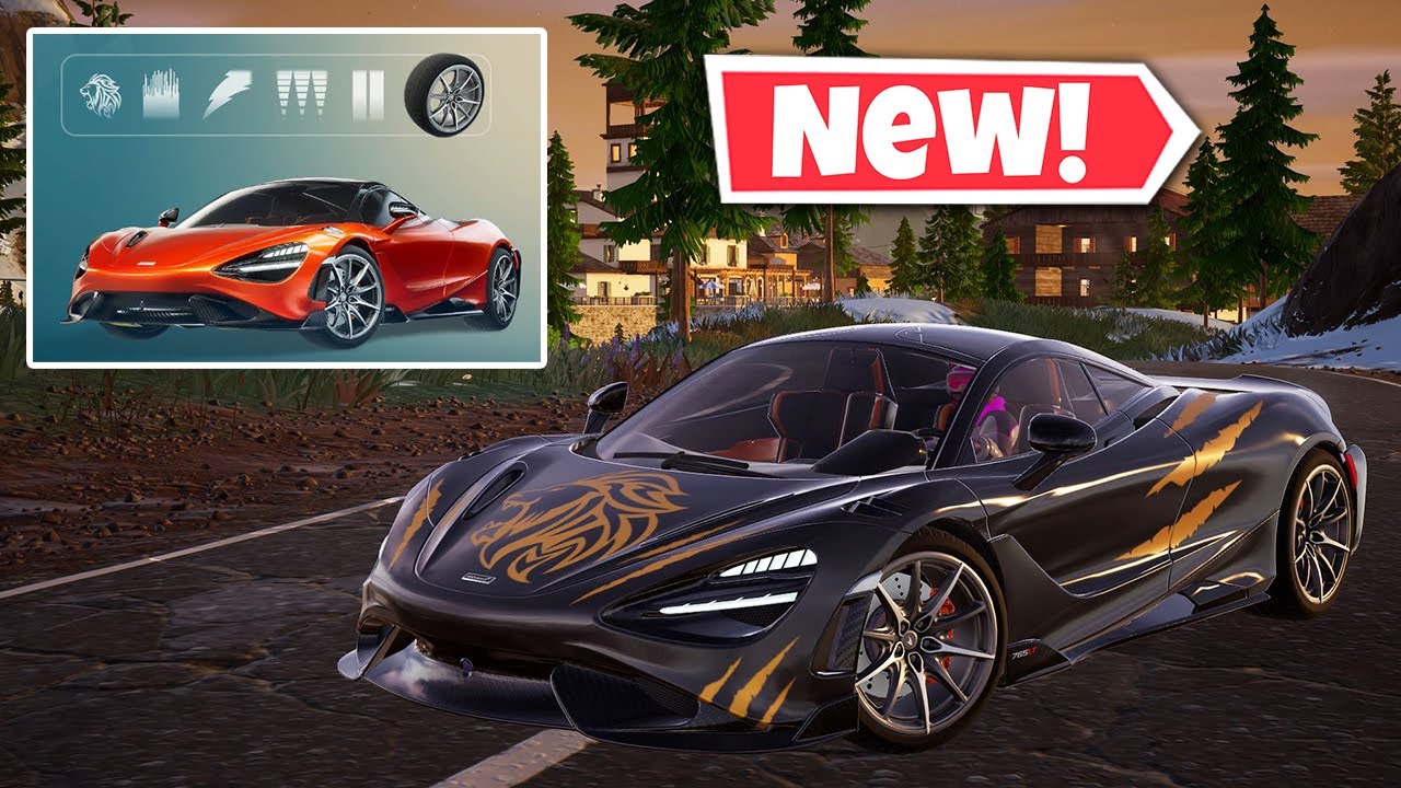 NEW MCLAREN 765LT Bundle Gameplay In Fortnite!