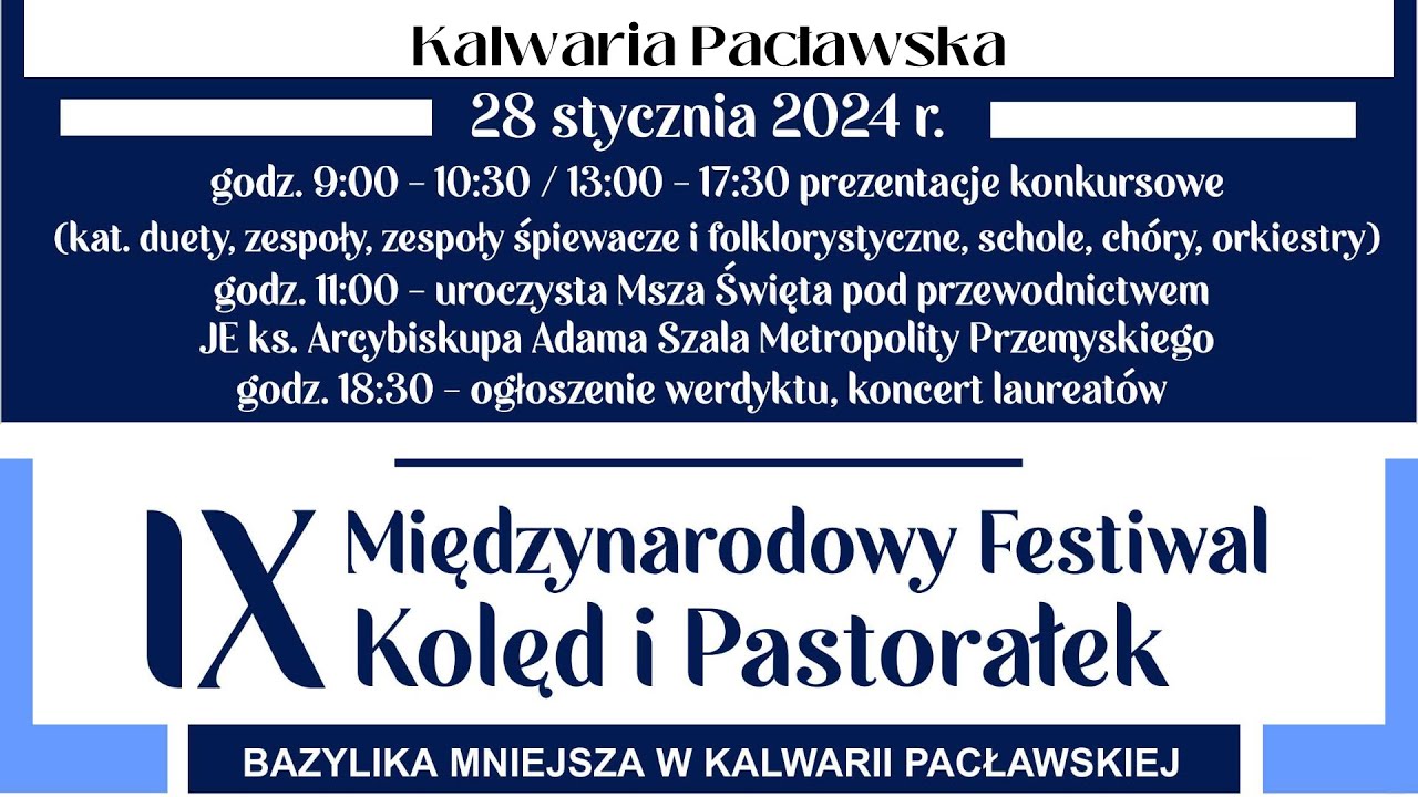 Kalwaria Pacławska, 28.01.2024r.