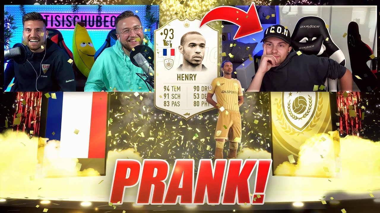 FIFA 19: ICON HENRY 93 im PACK PRANK an GAMERBROTHER 😱😂Pack Battle !!