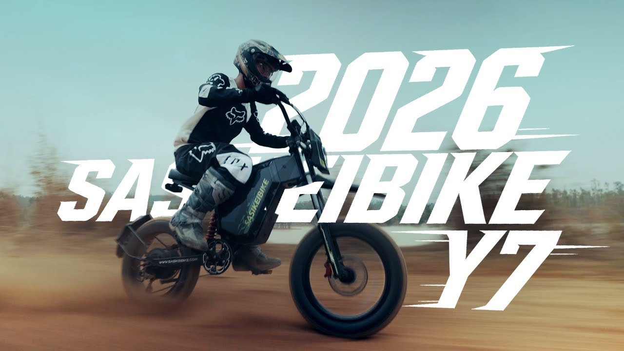 Electric motorcycle with a top speed of 45 mph and long range - SASIKEIBIKE Y7