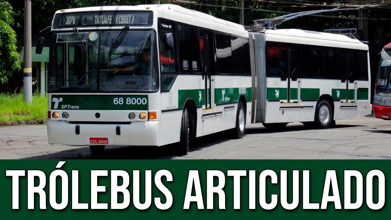 Primeiro Trólebus Articulado do Brasil Totalmente Restaurado + Bônus