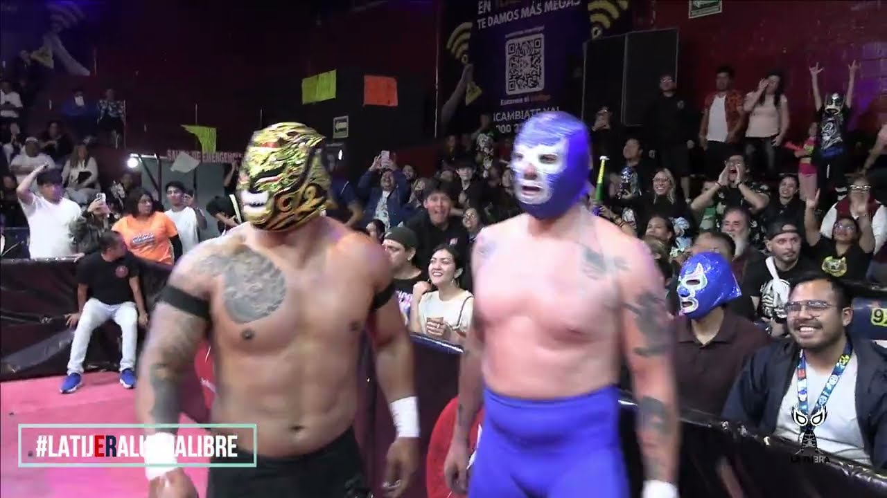 Súper Nova y Dios del Inframundo Vs Blue Demon III e Hijo de Canis Lupus con ELLA
