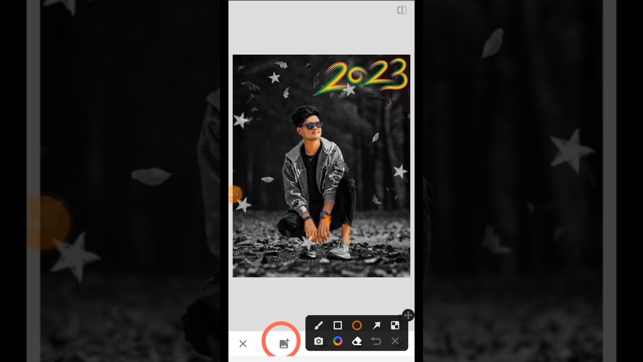 Happy New Year 2023  Photo Editing in snapseed || Happy New Year Photo Editing Video #happynewyear