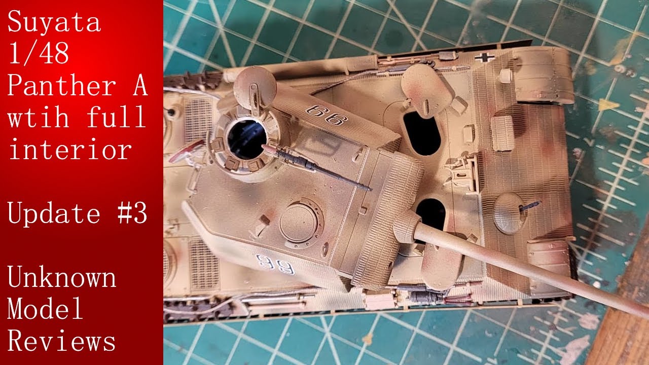 UMR - Suyata 1/48 Panther A with full interior build update #3 - panther completion