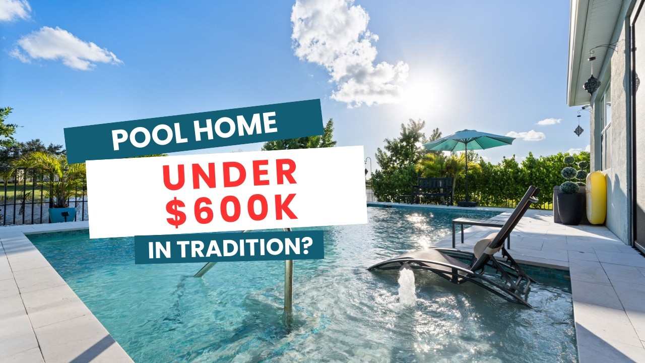 Modern Home For Sale in Port St. Lucie with Pool!