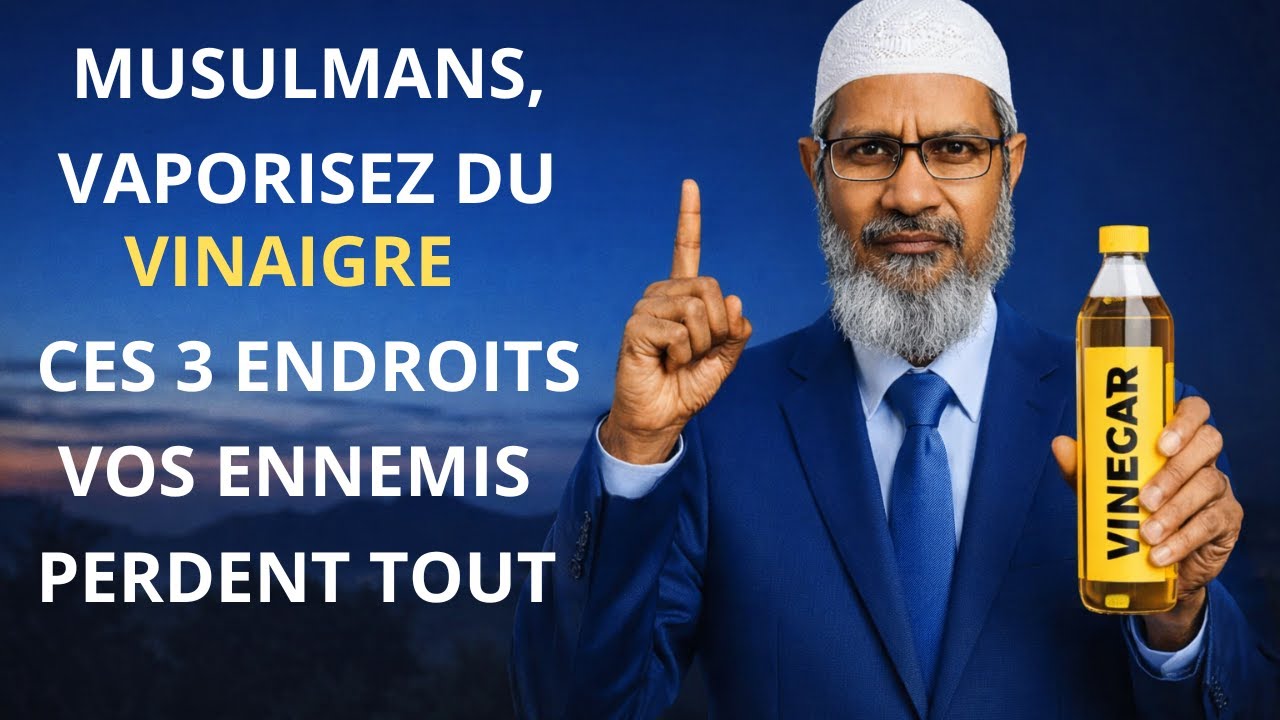 Des Endroits secrets où le vinaigre attire la richesse et la chance selon l’Islam ! || Dr Zakir Naik
