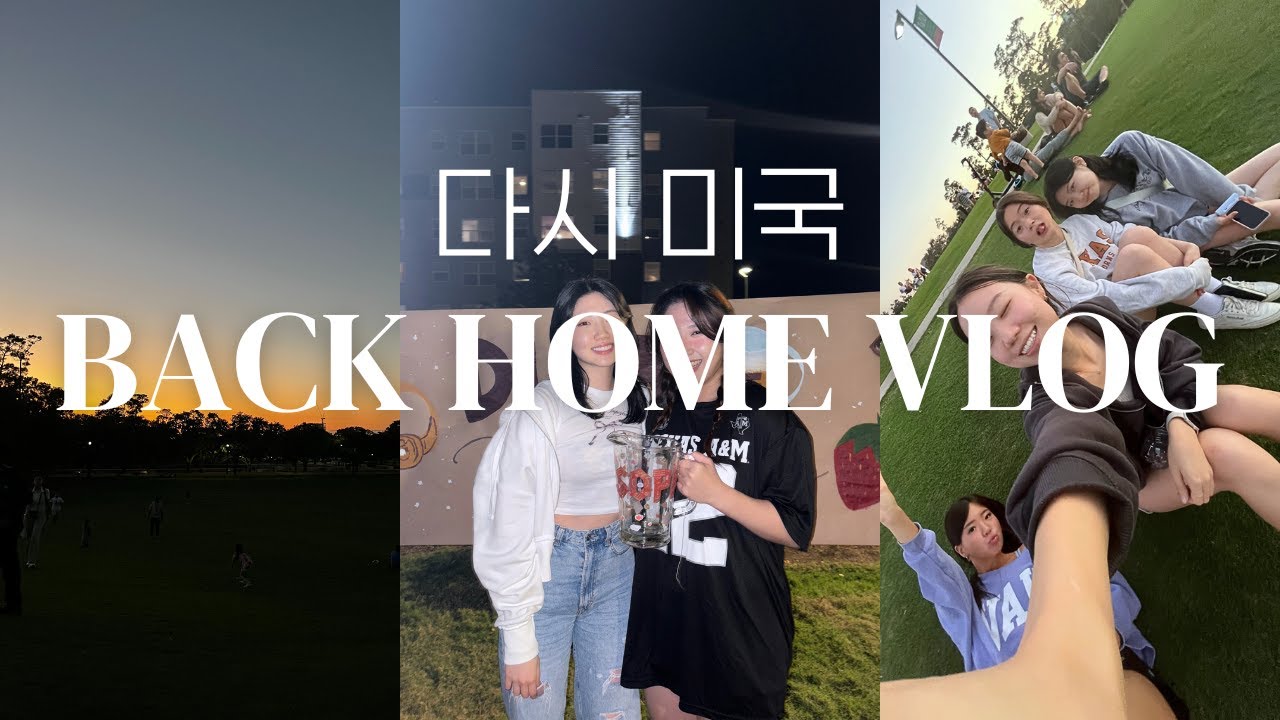 [kor/eng] 다시 미국의 일상으로 돌아온 나 | moved back home