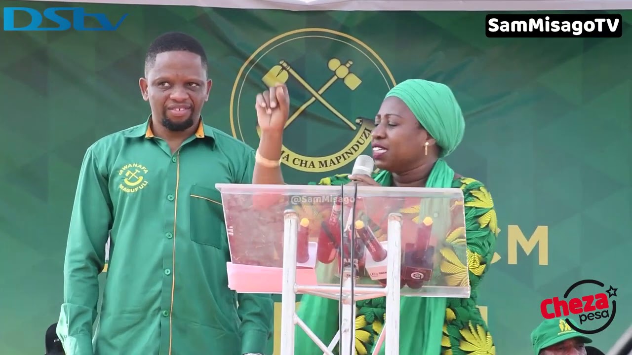 Mh.UMMY MWALIMU Alivyomuombea Kura MWANA FA Kwenye Uzinduzi Wa Kampeni Zake Muheza