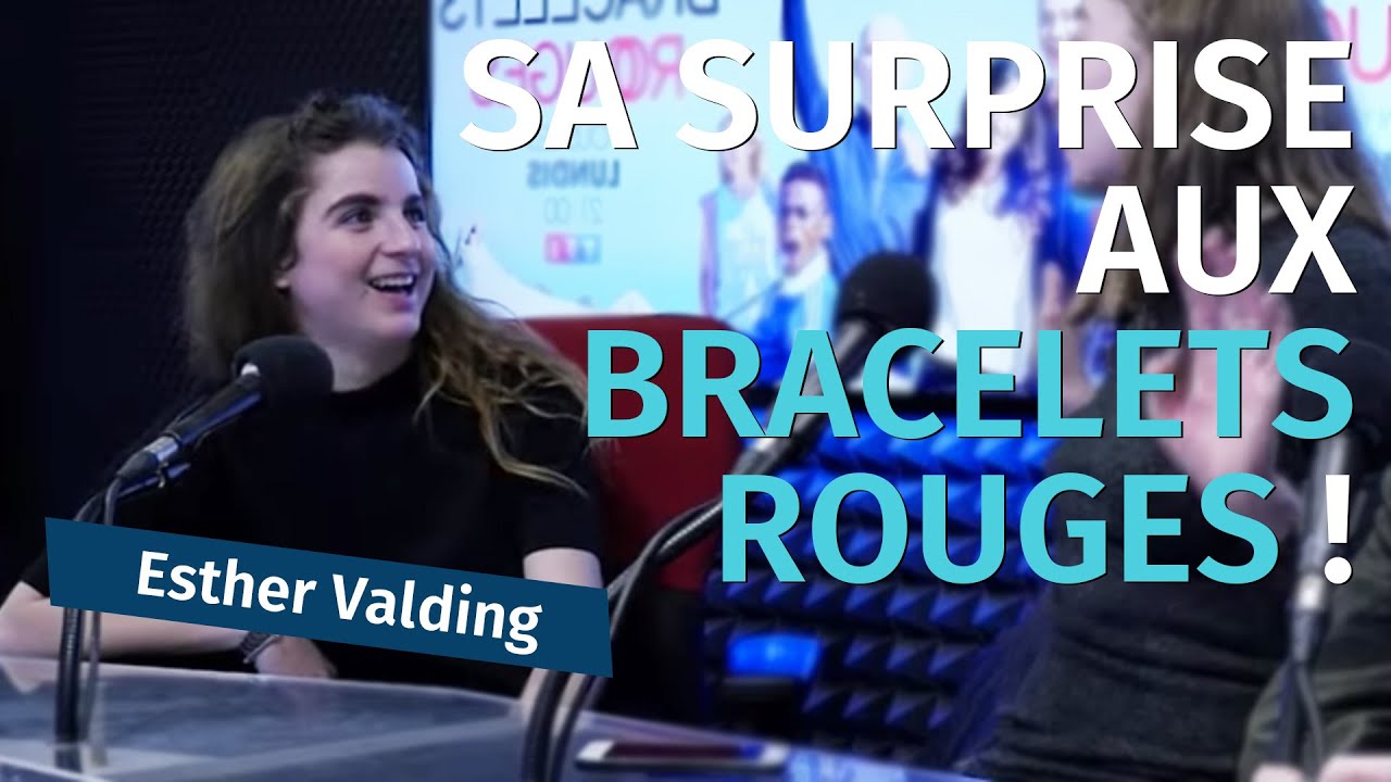 La surprise d'Esther Valding à l'équipe des Bracelets Rouges !