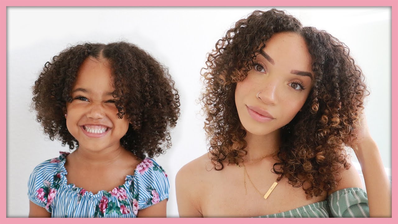 Our Curly Hair Routines! | Mom & Daughter