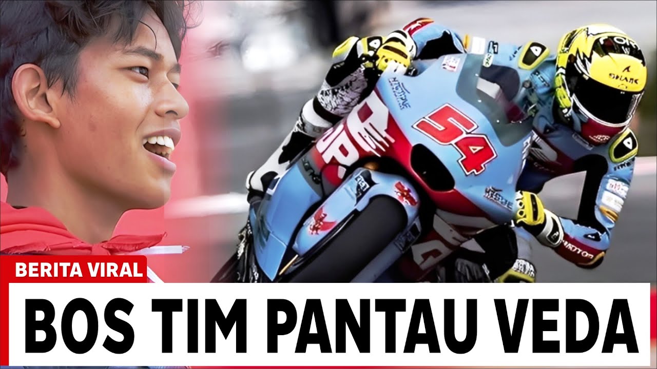 🏁 VEDA DILIRIK TIM BESAR?! Aksi Brutalnya di Tes Moto3 Bikin Dunia Balap Heboh‼️