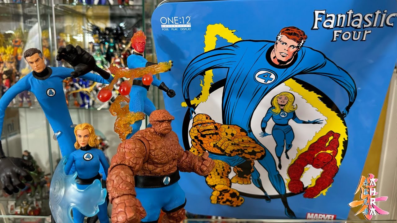 MEZCO SUPERA HOT TOYS?! - Mezco One:12 Collective Fantastic 4 Deluxe Steel Box Action Figure Review