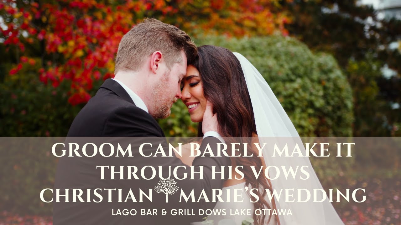 Lago Bar & Grill, Dows Lake | Ottawa Wedding Video | Groom Can't Make it Through Vows Without Crying