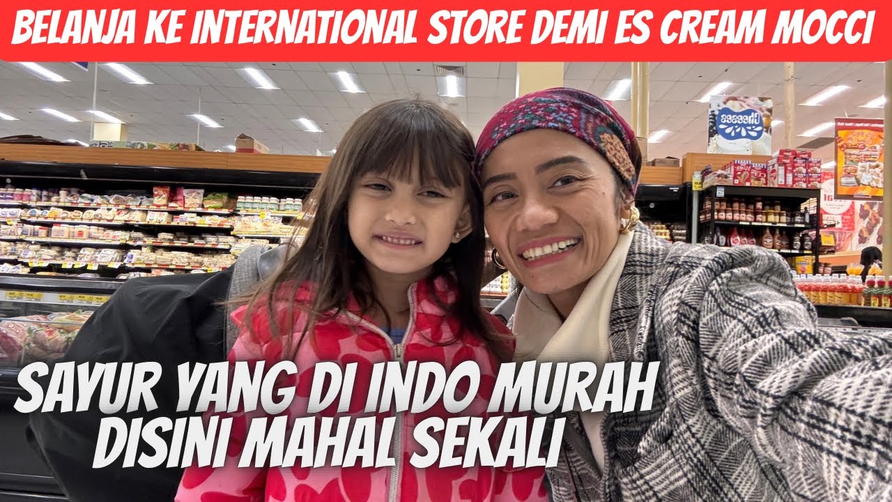 Belanja tambahan ke International store banyak sure lokal tapi mahal 