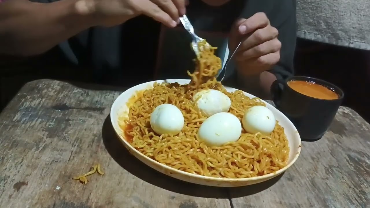 Double spicy 2 x Korean noodles yummy 🤤😋 🔥🥵