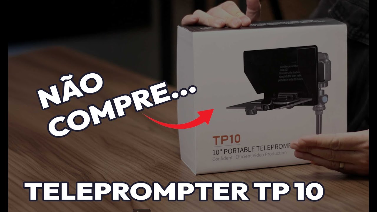 Feelworld TP10  Teleprompter Custo Benefício com Qualidade Profissional