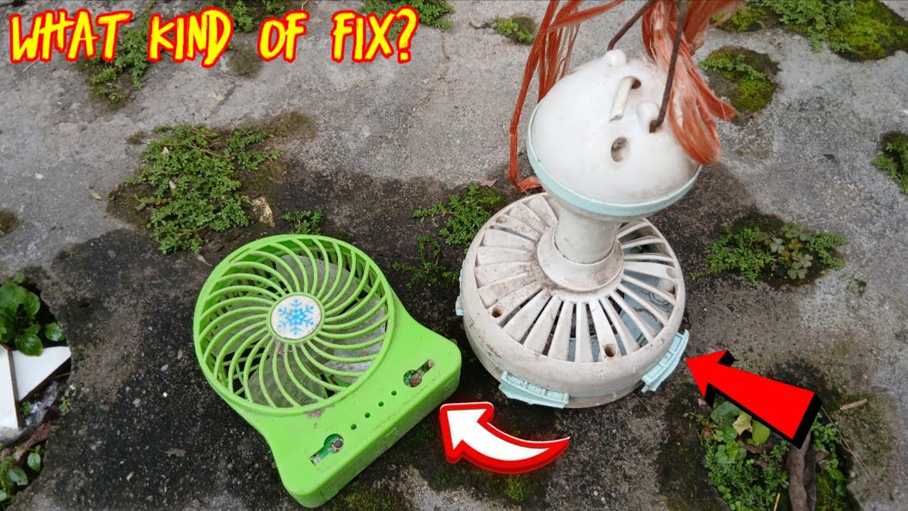 The challenge of repairing two severely damaged mini fans | survival or death?