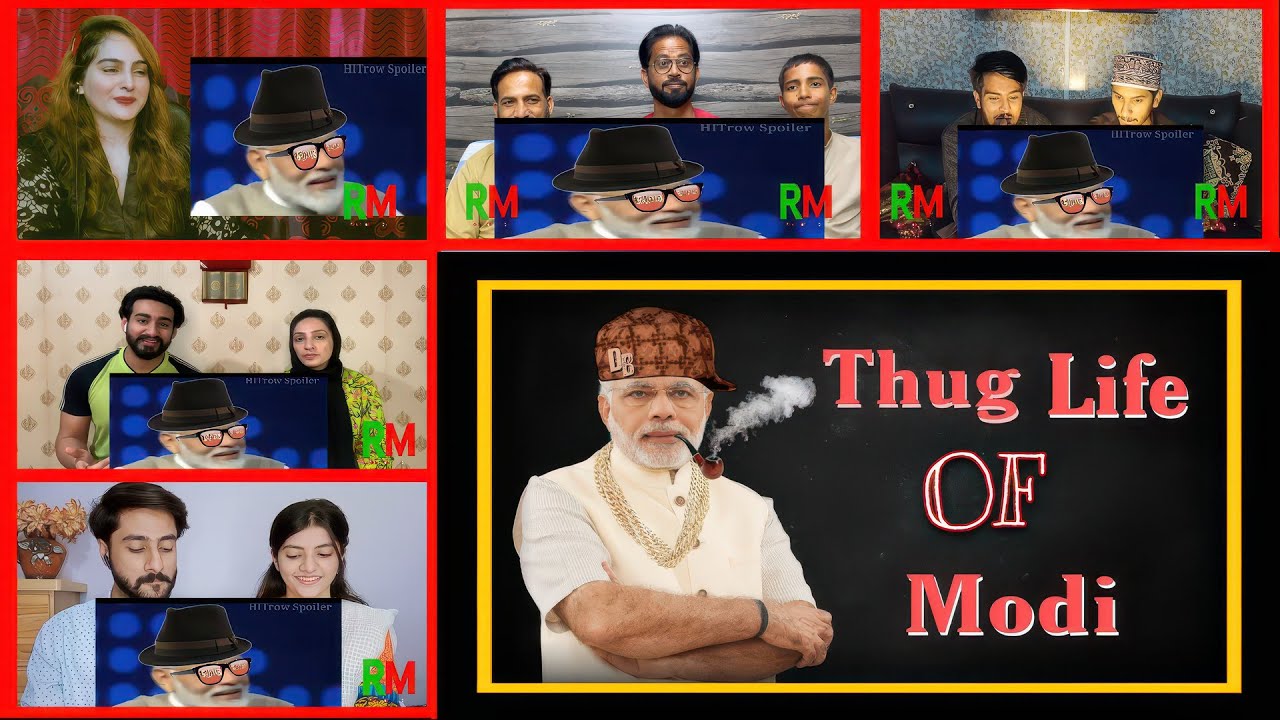 Pakistani reacts to Narendra Modi Thug Life Compilation reaction mashup