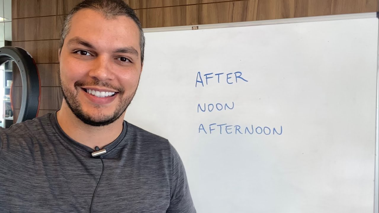 AFTERNOON NÃO SE PRONUNCIA DA FORMA QUE VC PENSAVA