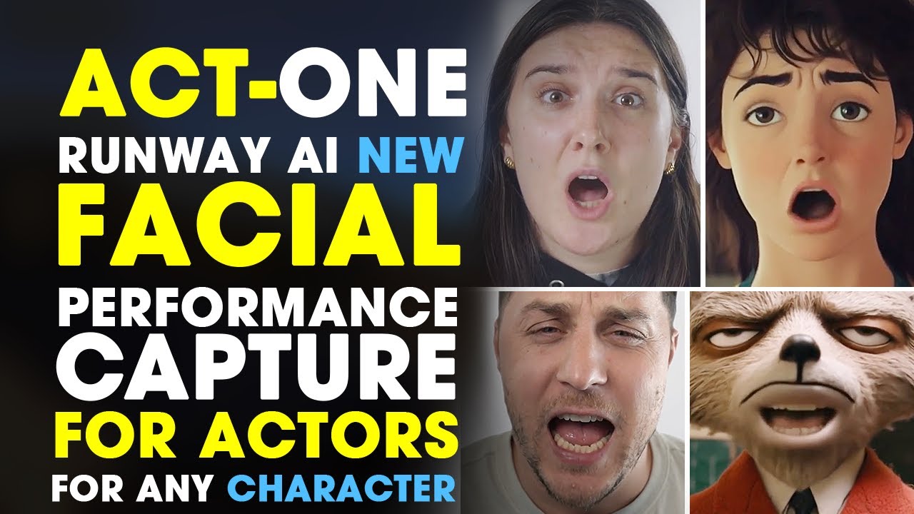 Introducing Act-One | Runway AI Facial Performance Capture for Actors | For Any Character