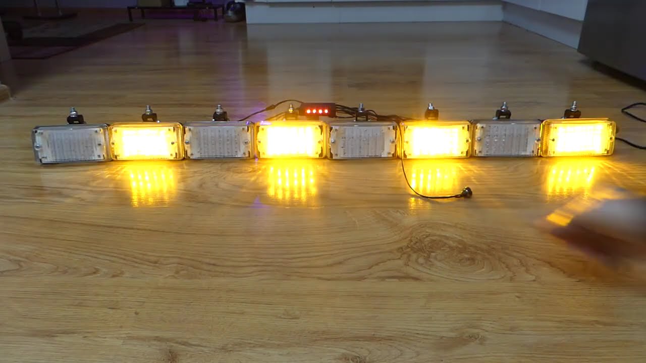 Stroboskopy kierunkowa  belka ostrzegawcza 8 lamp